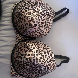 Cacique Leopard Print Bra